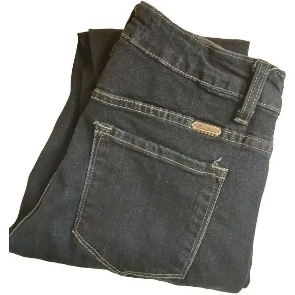 KANCAN Jeans Sz 27 Dark Wash Mid-rise Skinny Fit Excellent Condition - Picture 10 of 11